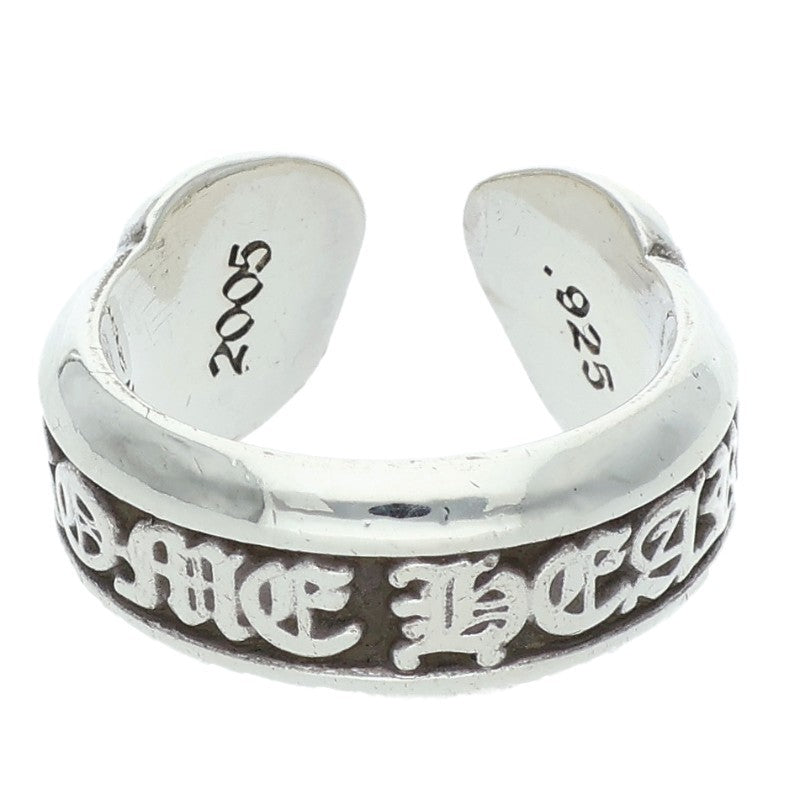 Chrome Hearts SM SCROLL LABEL Silver Ring Size ONE SIZE