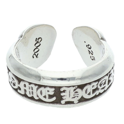 Chrome Hearts SM SCROLL LABEL Silver Ring Size ONE SIZE
