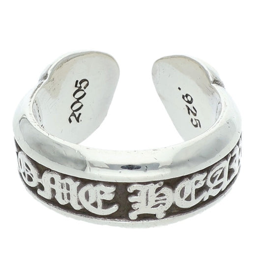 Chrome Hearts SM SCROLL LABEL Silver Ring Size ONE SIZE