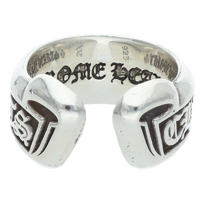 Chrome Hearts SM SCROLL LABEL Silver Ring Size ONE SIZE