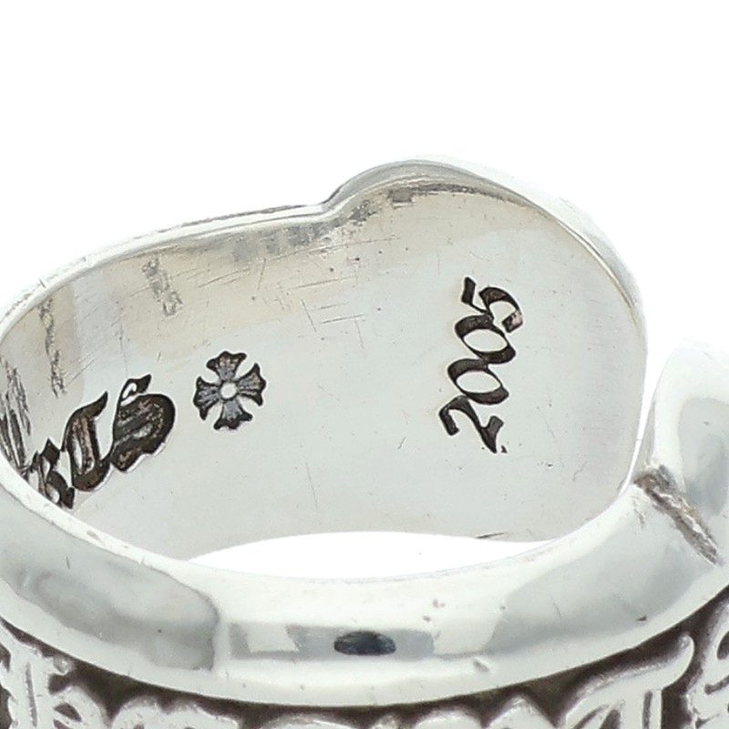 Chrome Hearts SM SCROLL LABEL Silver Ring Size ONE SIZE