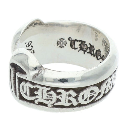 Chrome Hearts SM SCROLL LABEL Silver Ring Size ONE SIZE