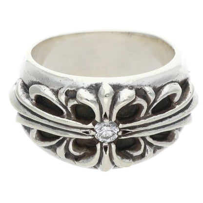 Chrome Hearts Floral Cross 1 Diamond Silver Size ONE Multi