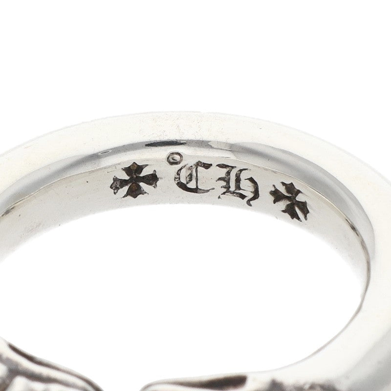 Chrome Hearts DOUBLE DOG RING Silver Ring Size ONE SIZE