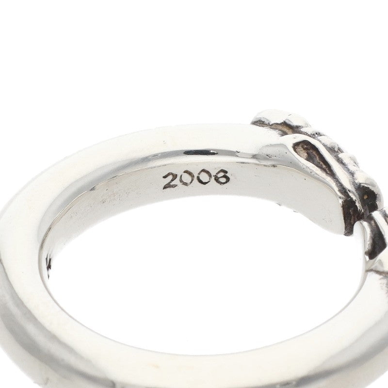 Chrome Hearts DOUBLE DOG RING Silver Ring Size ONE SIZE