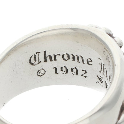 Chrome Hearts FLRL CRS Sterling Silver Ring Size ONE SIZE