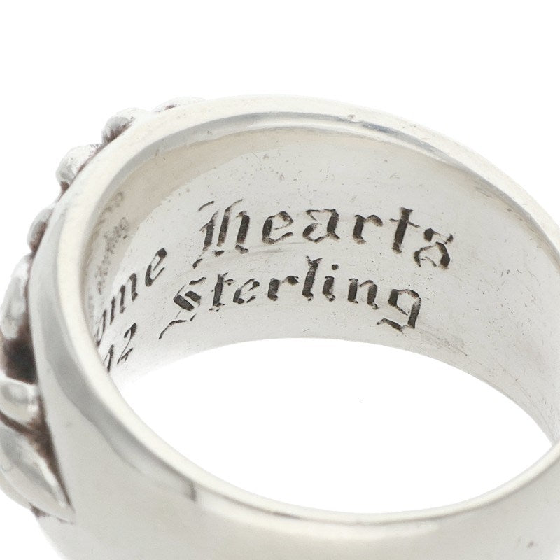 Chrome Hearts FLRL CRS Sterling Silver Ring Size ONE SIZE