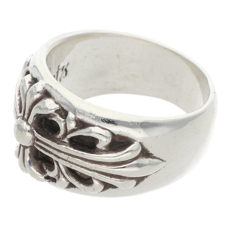 Chrome Hearts FLRL CRS Sterling Silver Ring Size ONE SIZE