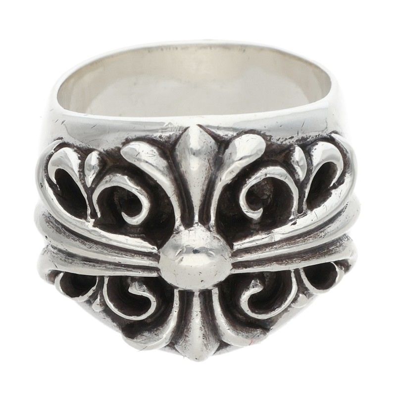 Chrome Hearts Keeper Silver Ring Size US 9.5