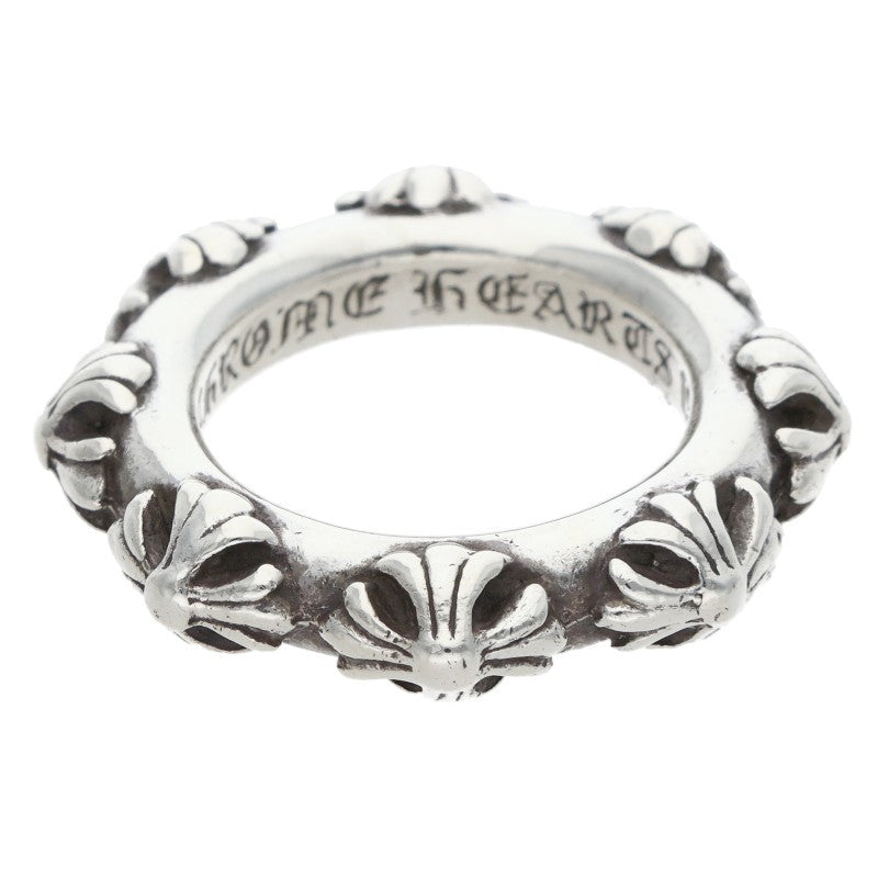 Chrome Hearts CROSS BAND Silver Ring Size ONE SIZE