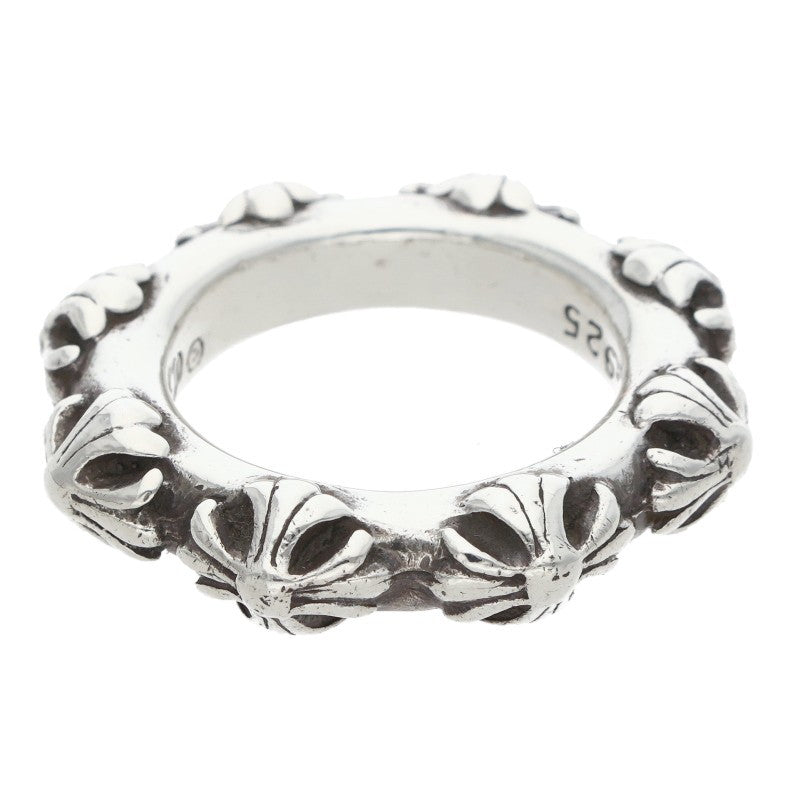 Chrome Hearts CROSS BAND Silver Ring Size ONE SIZE