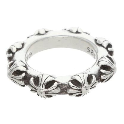 Chrome Hearts CROSS BAND Silver Ring Size ONE SIZE