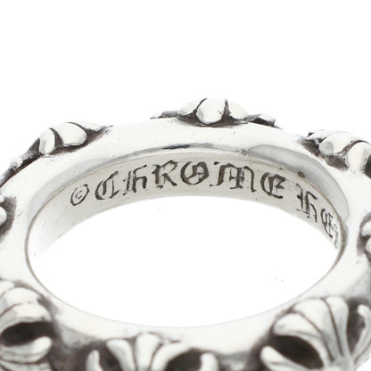 Chrome Hearts CROSS BAND Silver Ring Size ONE SIZE