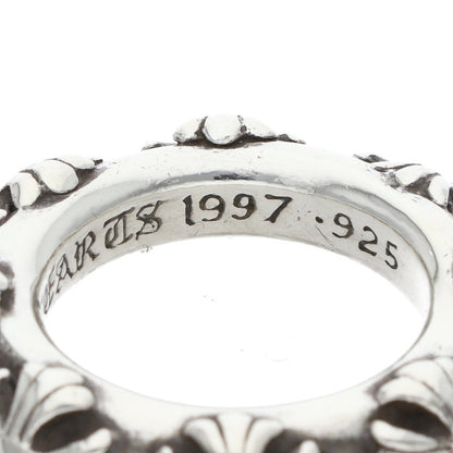 Chrome Hearts CROSS BAND Silver Ring Size ONE SIZE