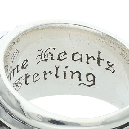 Chrome Hearts Dagger Pave Diamond Silver Ring Size ONE SIZE