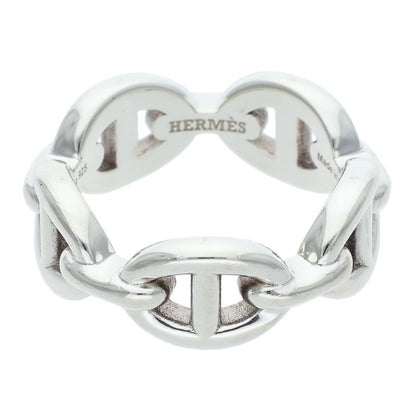 HERMES Chaine d'Ancre Enchainee PM Silver Ring Size ONE SIZE