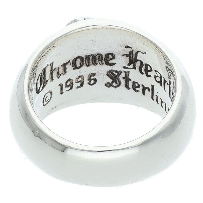 Chrome Hearts HEART IN BAND Silver Ring Size ONE SIZE