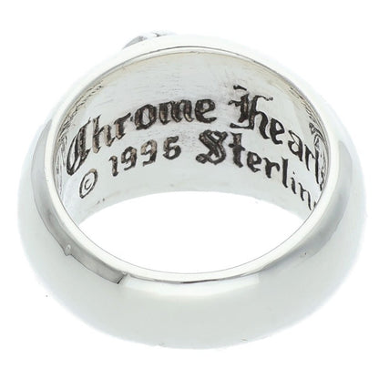 Chrome Hearts HEART IN BAND Silver Ring Size ONE SIZE