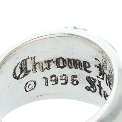 Chrome Hearts HEART IN BAND Silver Ring Size ONE SIZE