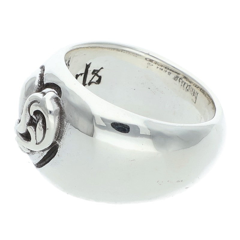 Chrome Hearts HEART IN BAND Silver Ring Size ONE SIZE