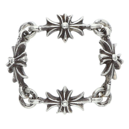 Chrome Hearts Tiny ECH Plus Silver Ring Size US 6.5