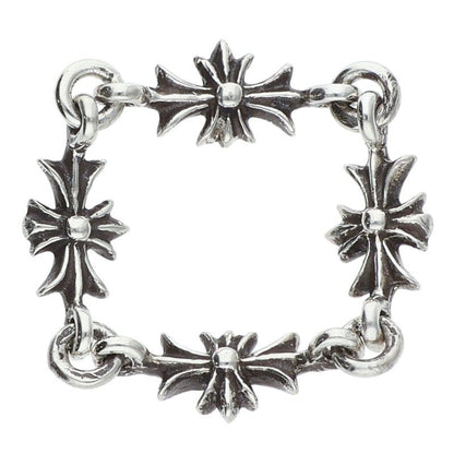 Chrome Hearts Tiny ECH Plus Silver Ring Size US 6.5
