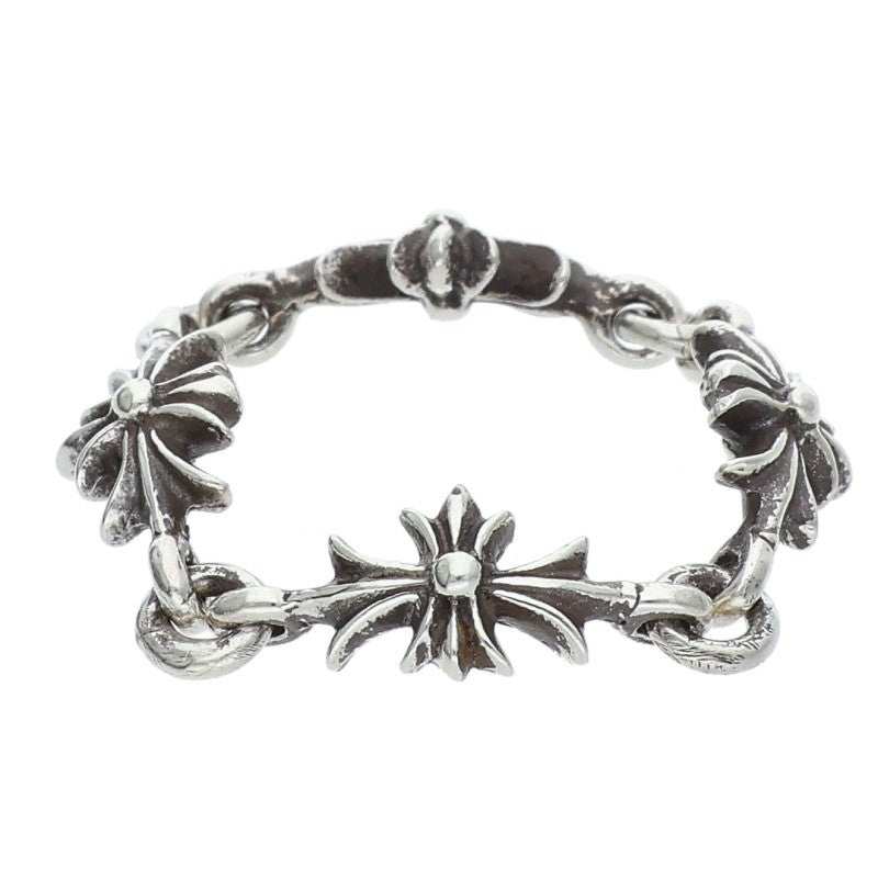 Chrome Hearts Tiny ECH Plus Silver Ring Size US 6.5