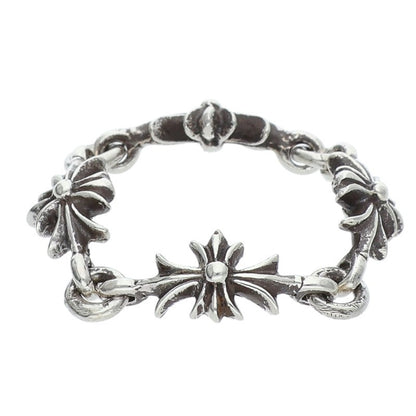 Chrome Hearts Tiny ECH Plus Silver Ring Size US 6.5