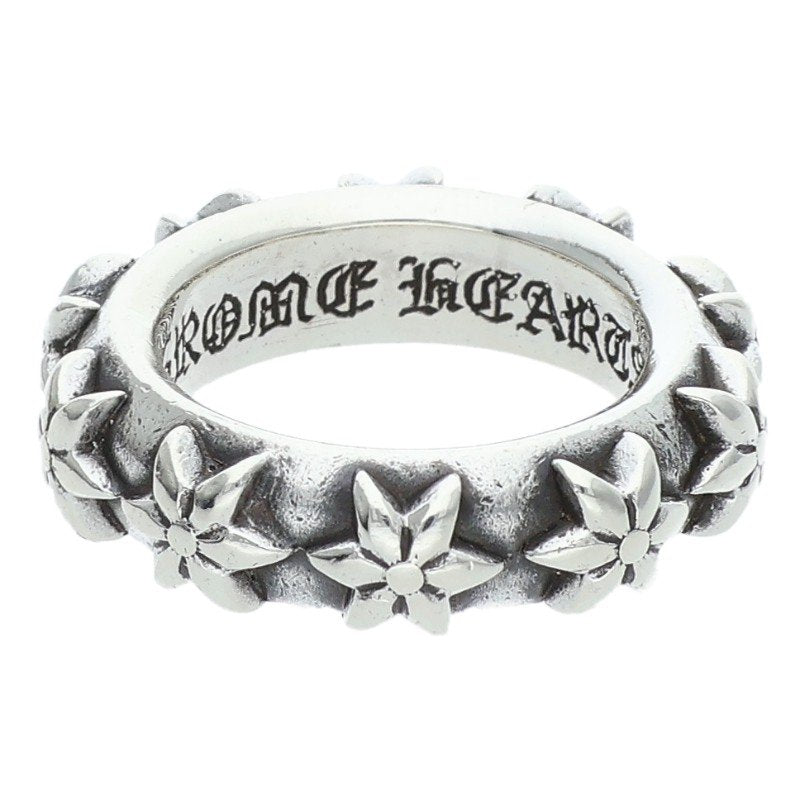 Chrome Hearts STAR BAND Silver Ring Size ONE SIZE