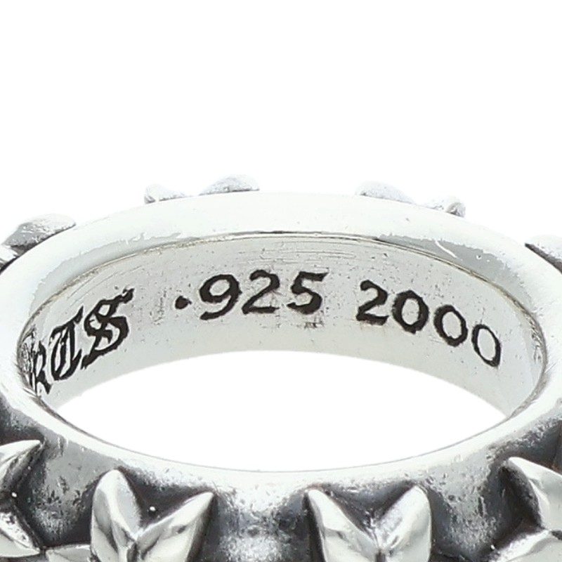 Chrome Hearts STAR BAND Silver Ring Size ONE SIZE