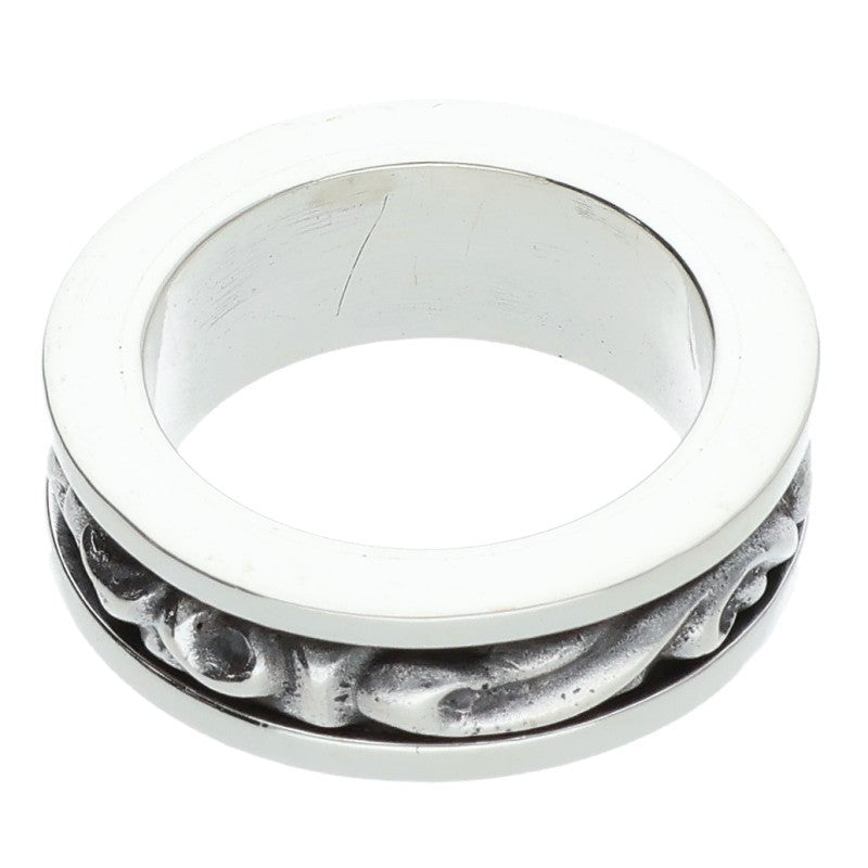 Chrome Hearts RING SPINNER SCROLL Silver Ring Size ONE SIZE