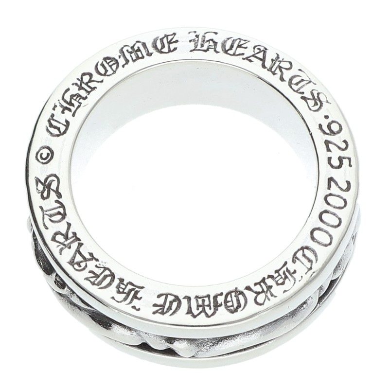 Chrome Hearts RING SPINNER SCROLL Silver Ring Size ONE SIZE