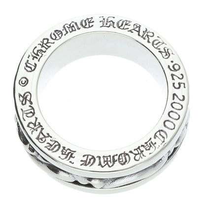 Chrome Hearts RING SPINNER SCROLL Silver Ring Size ONE SIZE