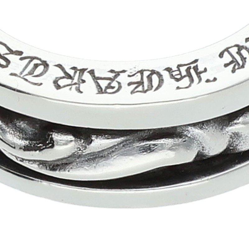 Chrome Hearts RING SPINNER SCROLL Silver Ring Size ONE SIZE