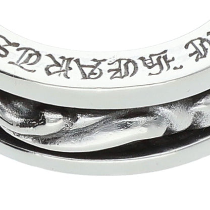 Chrome Hearts RING SPINNER SCROLL Silver Ring Size ONE SIZE