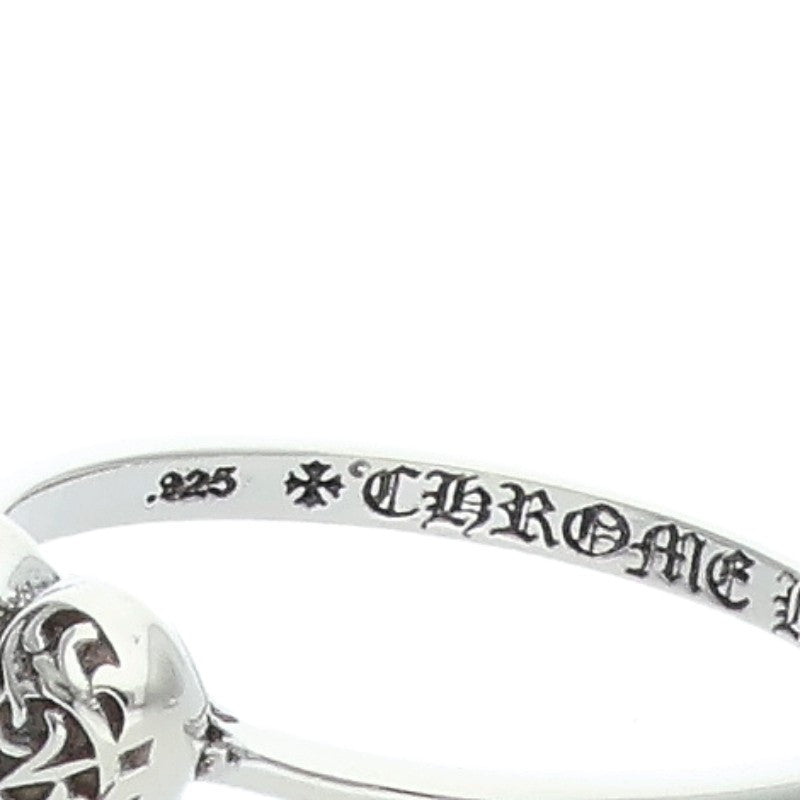 Chrome Hearts Bubblegum Heart Silver Ring Size JP 12