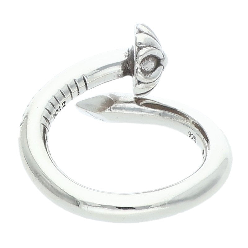 Chrome Hearts NAIL CRSBALL Silver Ring Size US 5.5