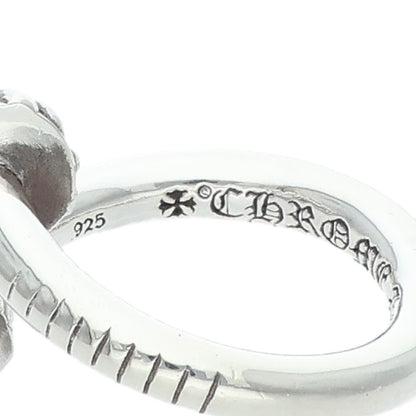 Chrome Hearts NAIL CRSBALL Silver Ring Size US 5.5