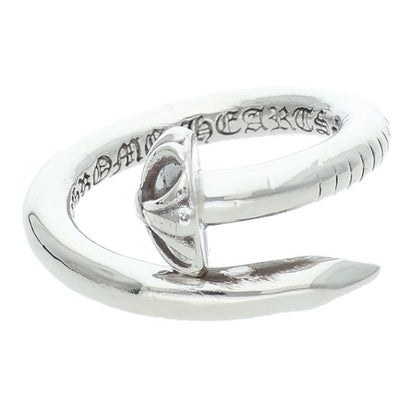 Chrome Hearts Nail Cross Ball Silver Ring Size ONE SIZE