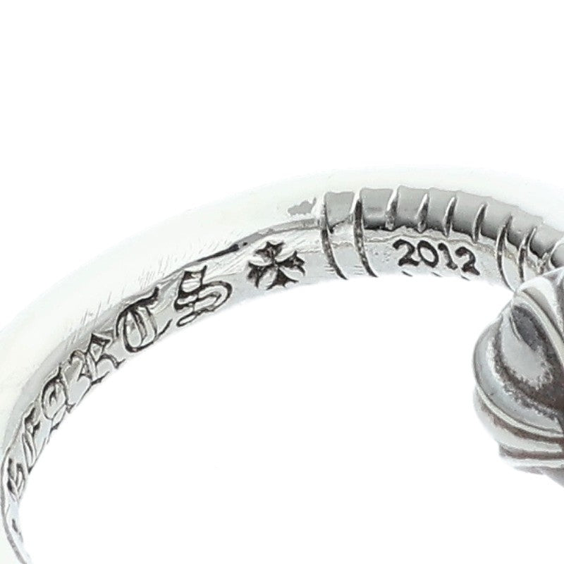 Chrome Hearts Nail Cross Ball Silver Ring Size ONE SIZE