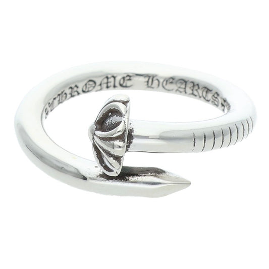 Chrome Hearts Nail Cross Ball Silver Ring Size ONE SIZE
