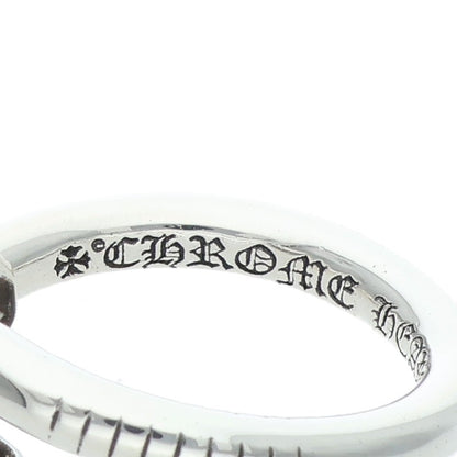 Chrome Hearts Nail Cross Ball Silver Ring Size US 8