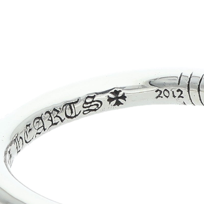 Chrome Hearts Nail Cross Ball Silver Ring Size US 8
