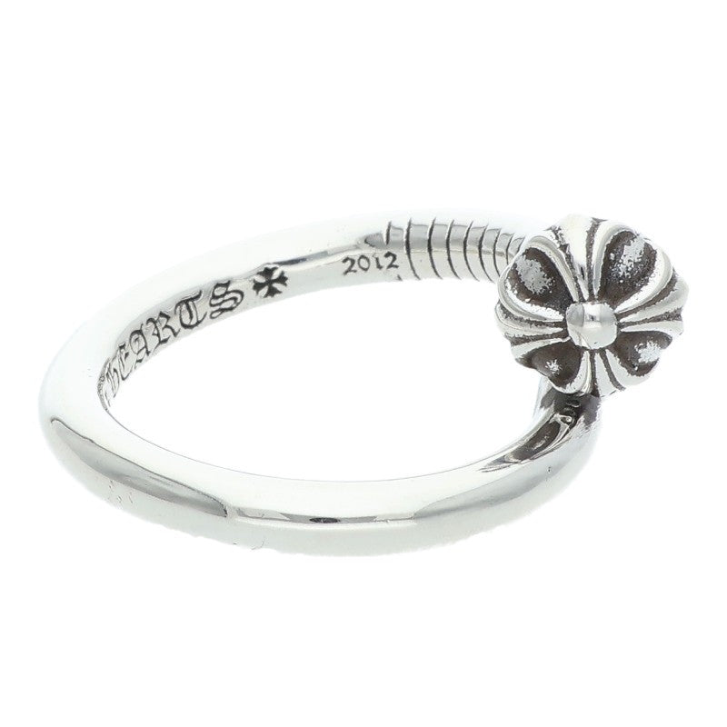 Chrome Hearts Nail Cross Ball Silver Ring Size US 8