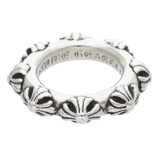 Chrome Hearts CROSS BAND 925 Silver Ring Size ONE SIZE