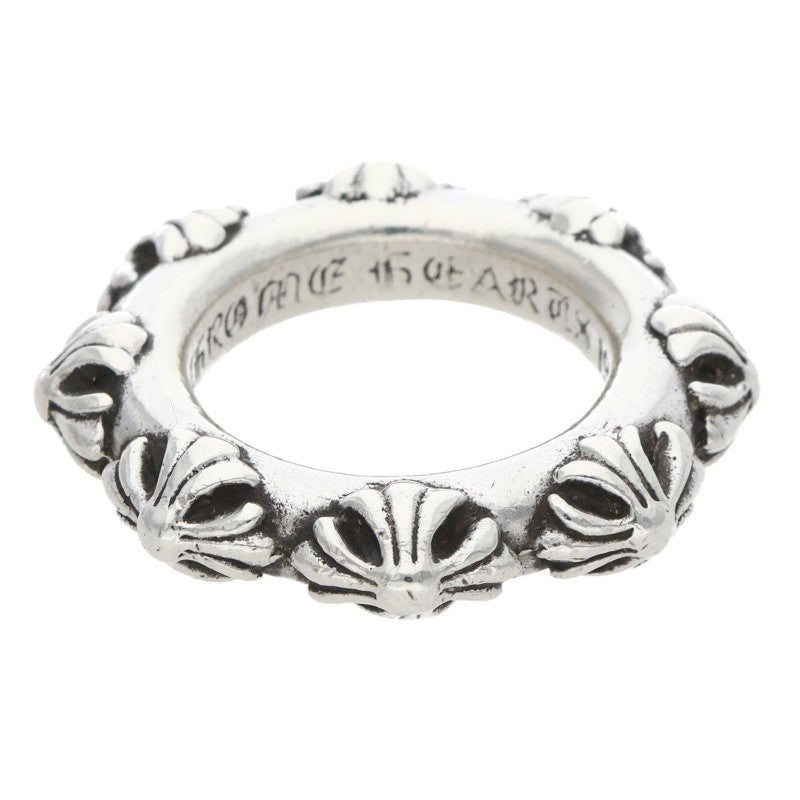 Chrome Hearts CROSS BAND 925 Silver Ring Size US 5.5