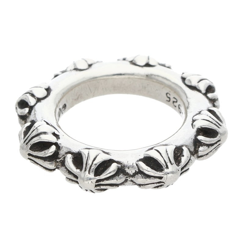 Chrome Hearts CROSS BAND 925 Silver Ring Size US 5.5