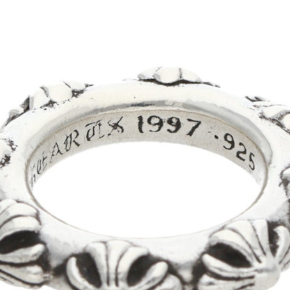 Chrome Hearts CROSS BAND 925 Silver Ring Size US 5.5