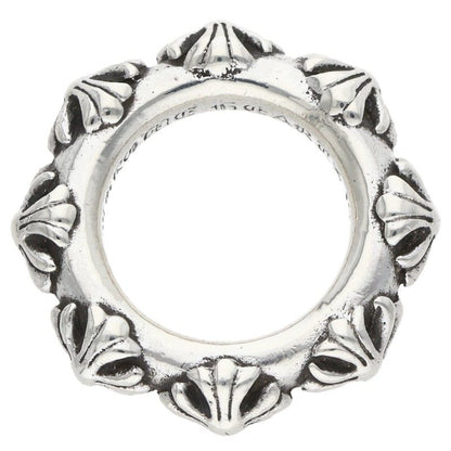 Chrome Hearts CROSS BAND 925 Silver Ring Size US 5.5