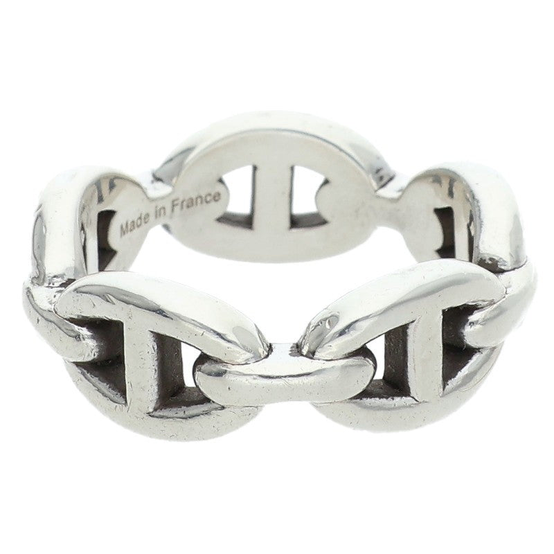 HERMES Chaine d'Ancre Enchainee PM Silver Ring Size ONE SIZE